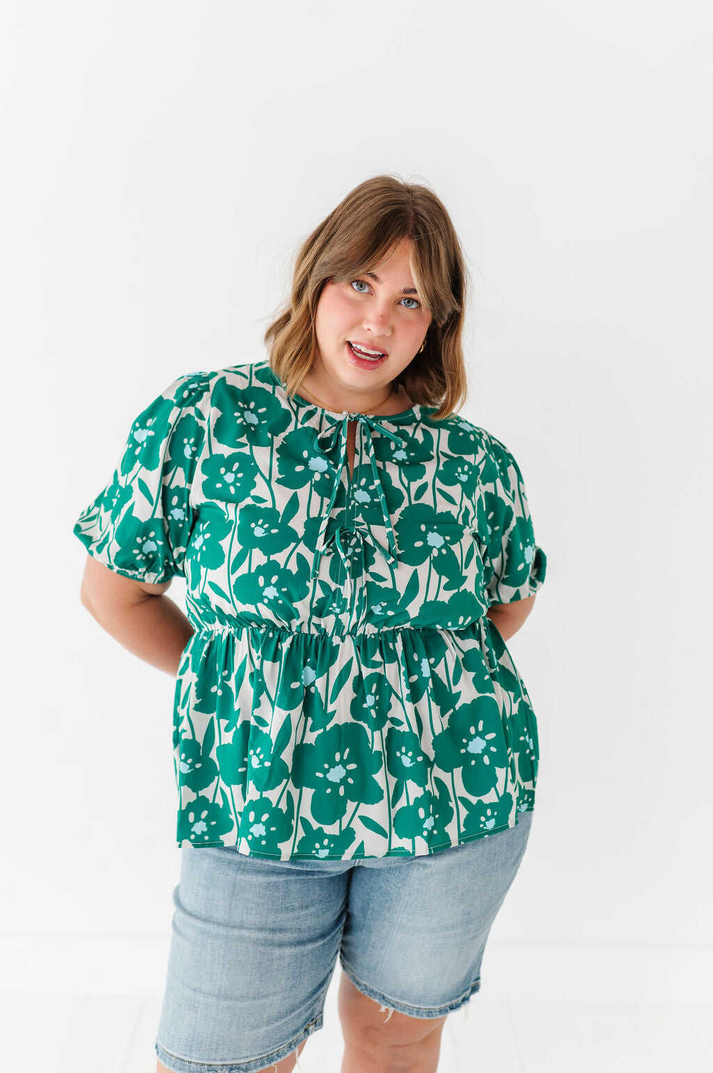 Evana Tie Blouse