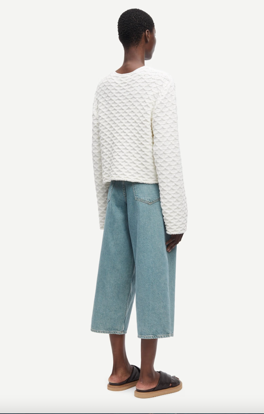 Samsoe Samsoe Satammy Cardigan in Egret