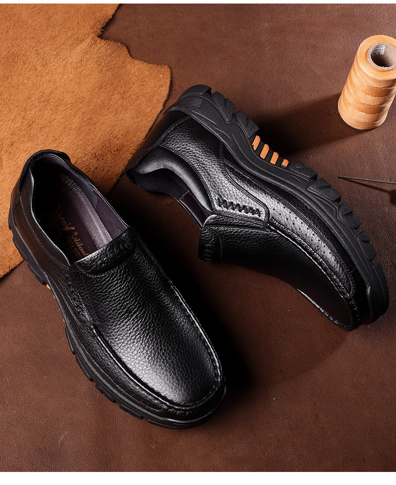 Men's Fashion Waterproof Leather Shoes