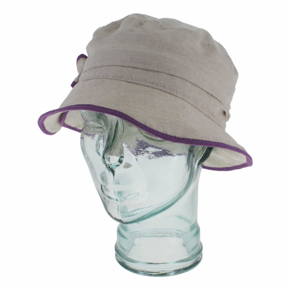 100% Linen  Bucket  Hat
