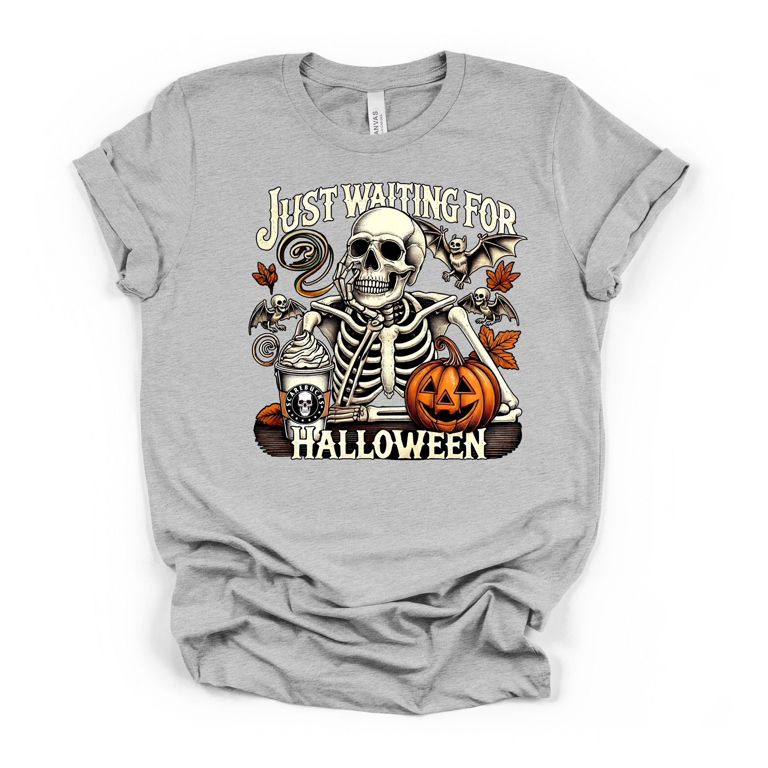 Just Waiting On Halloween T Shirt