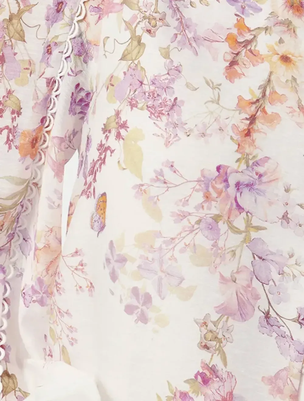 Trim Detail Blouse