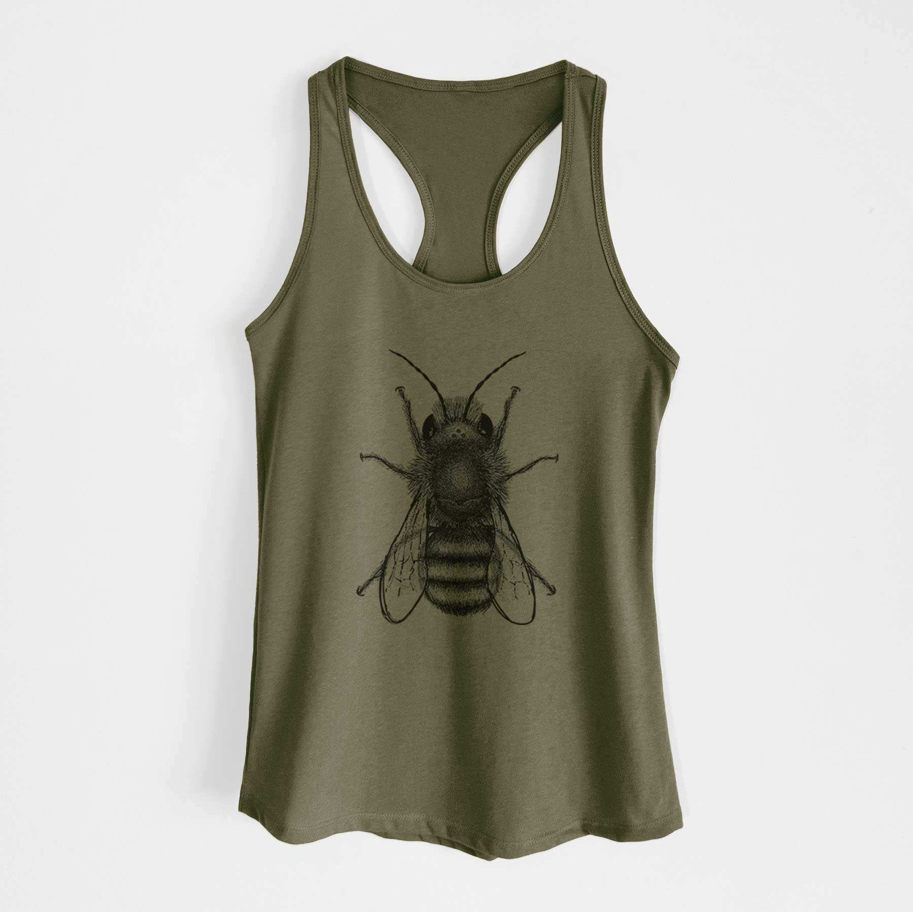 Osmia Bicornis - Red Mason Bee - Women's Racerback Tanktop