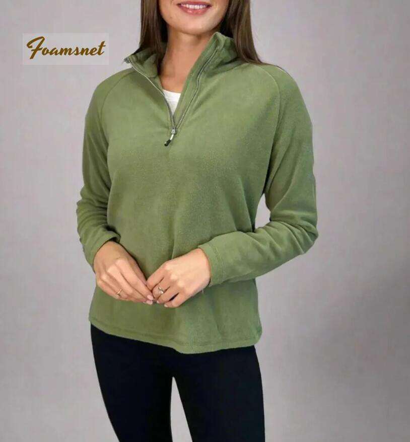 Dark Green Freeform Fleece