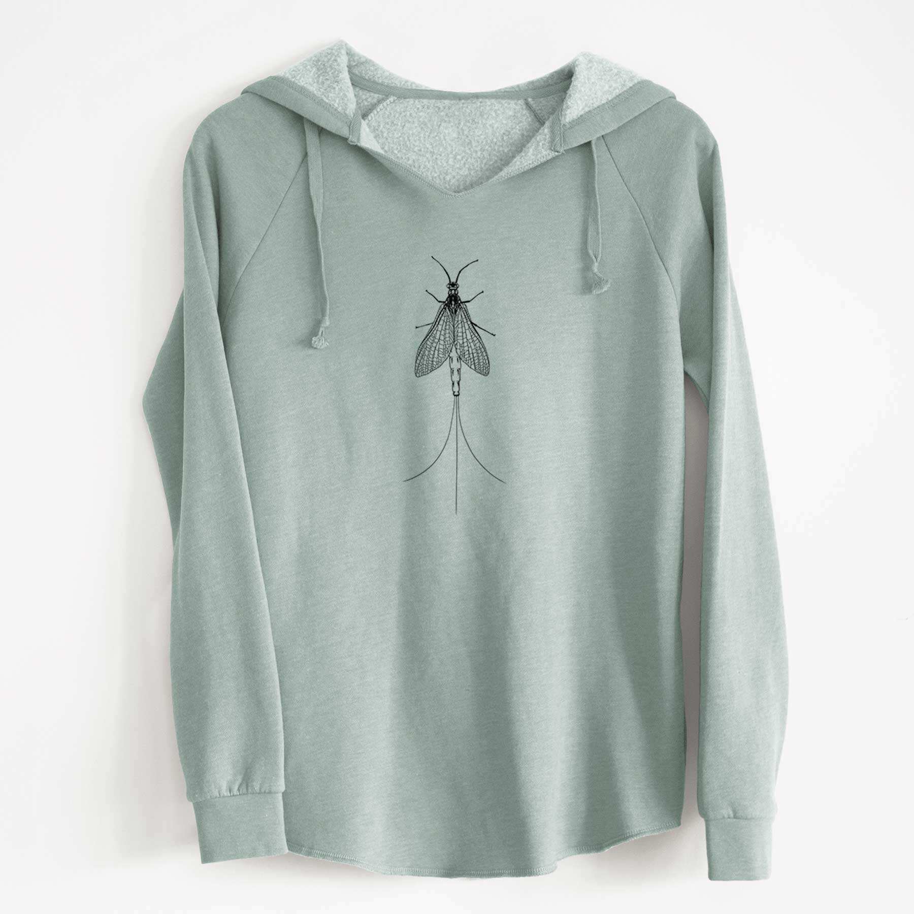 Ephemera Danica - Mayfly - Cali Wave Hooded Sweatshirt