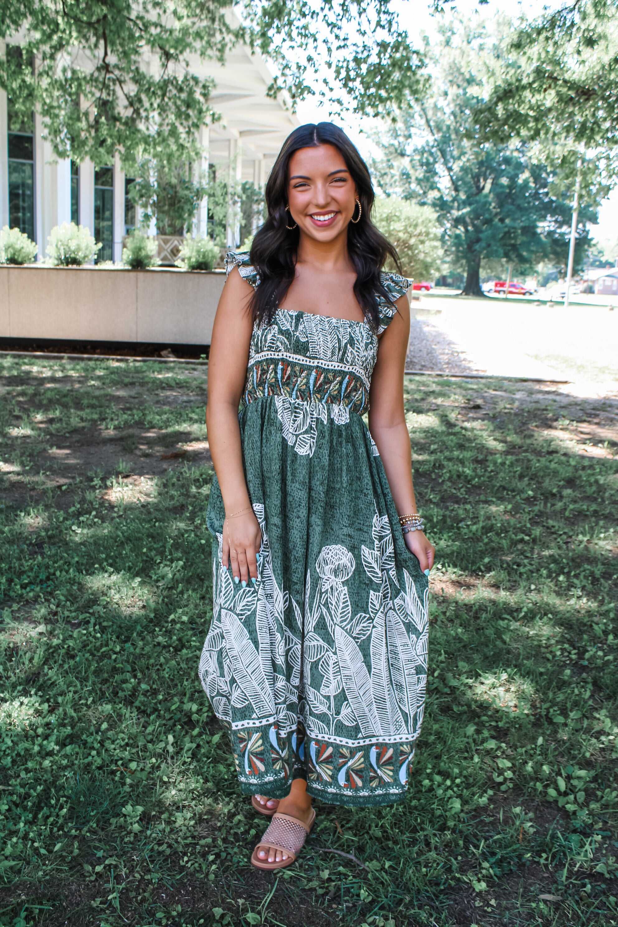 Botanical Beauty Midi • Olive