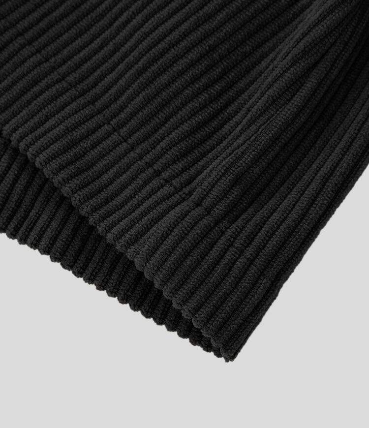 High Waisted Invisible Zipper 2-in-1 A Line Mini Corduroy Casual Skirt