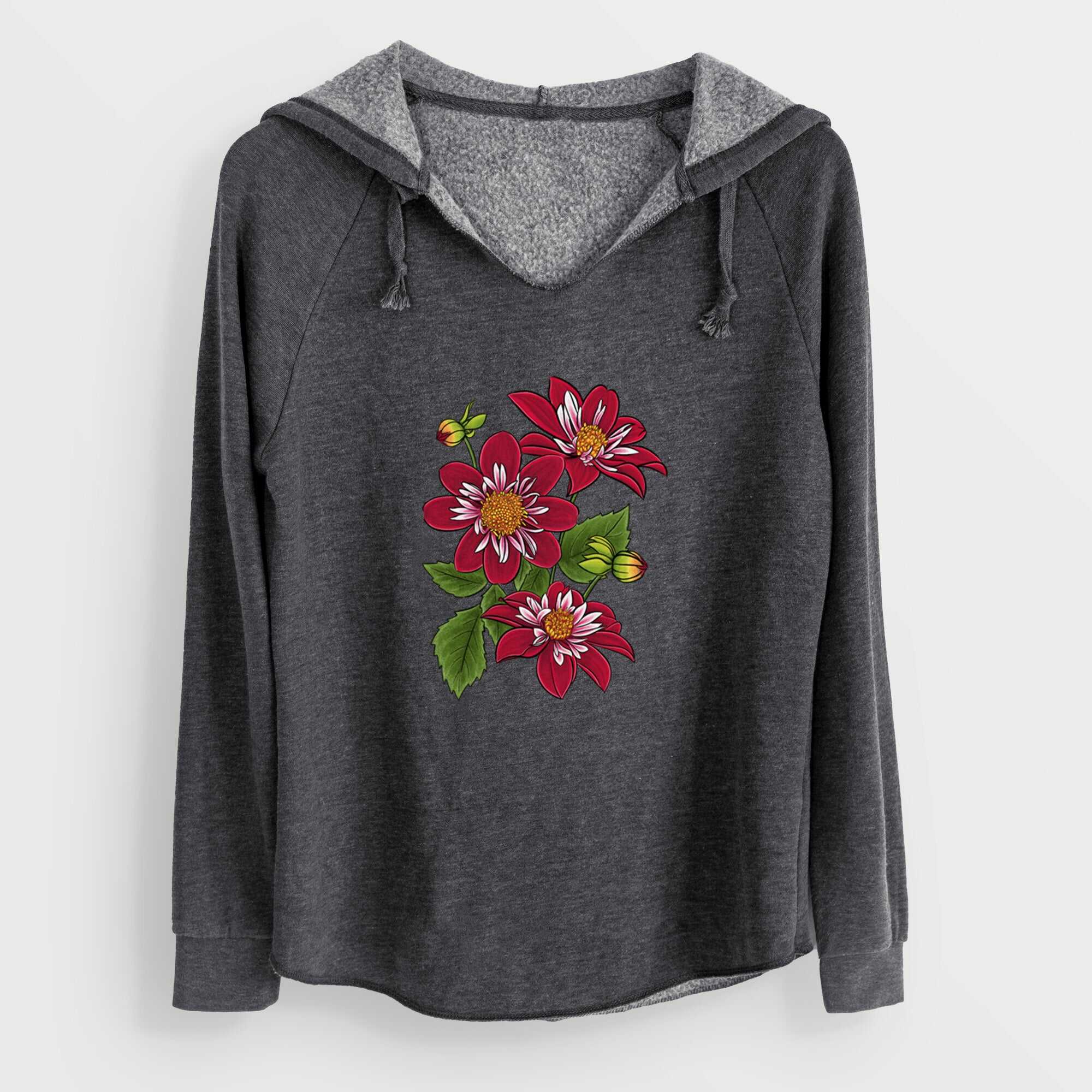 Dahlia Collarette - Night Butterfly - Cali Wave Hooded Sweatshirt
