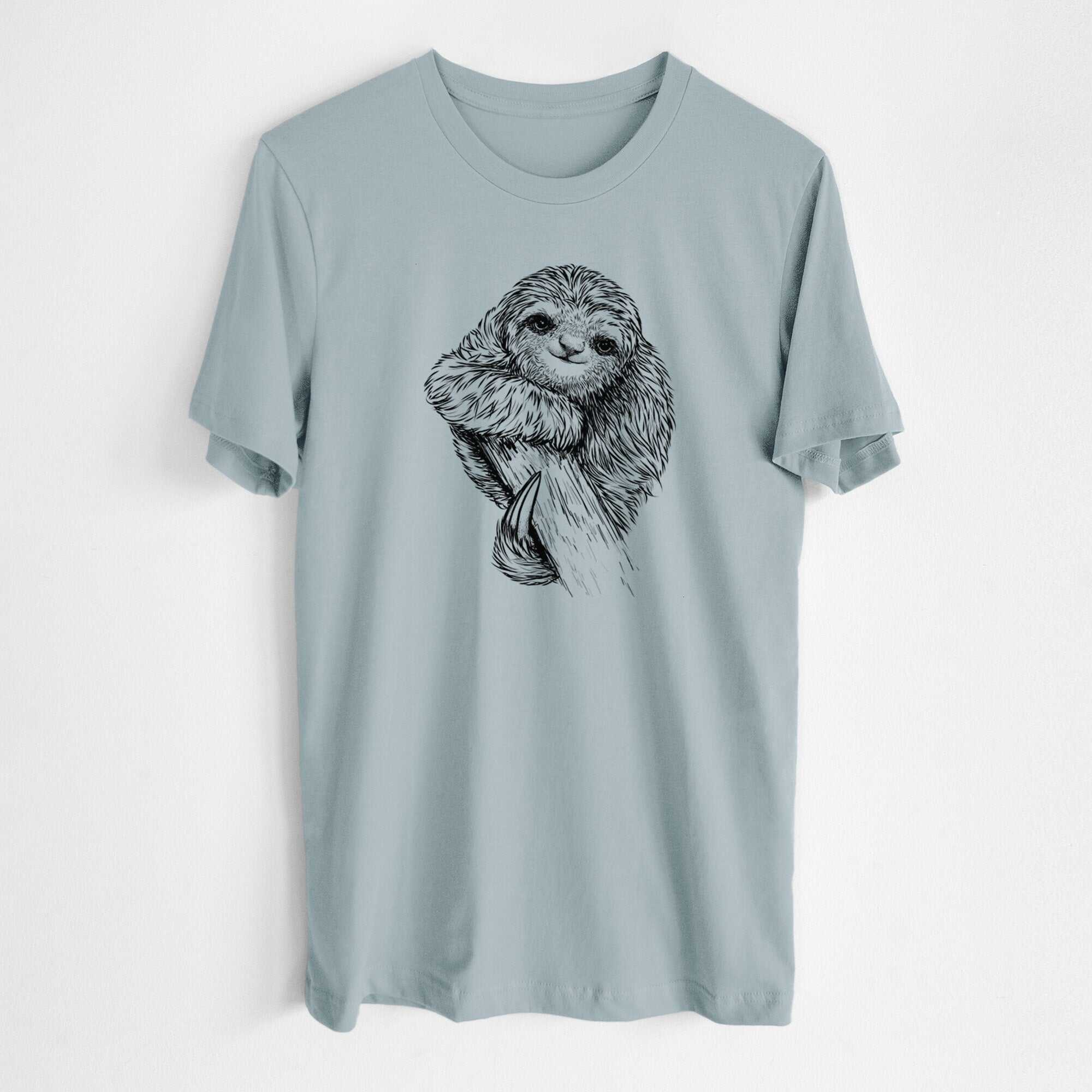 Pygmy Three-toed Sloth - Bradypus pygmaeus - Lightweight 100% Cotton Unisex Crewneck