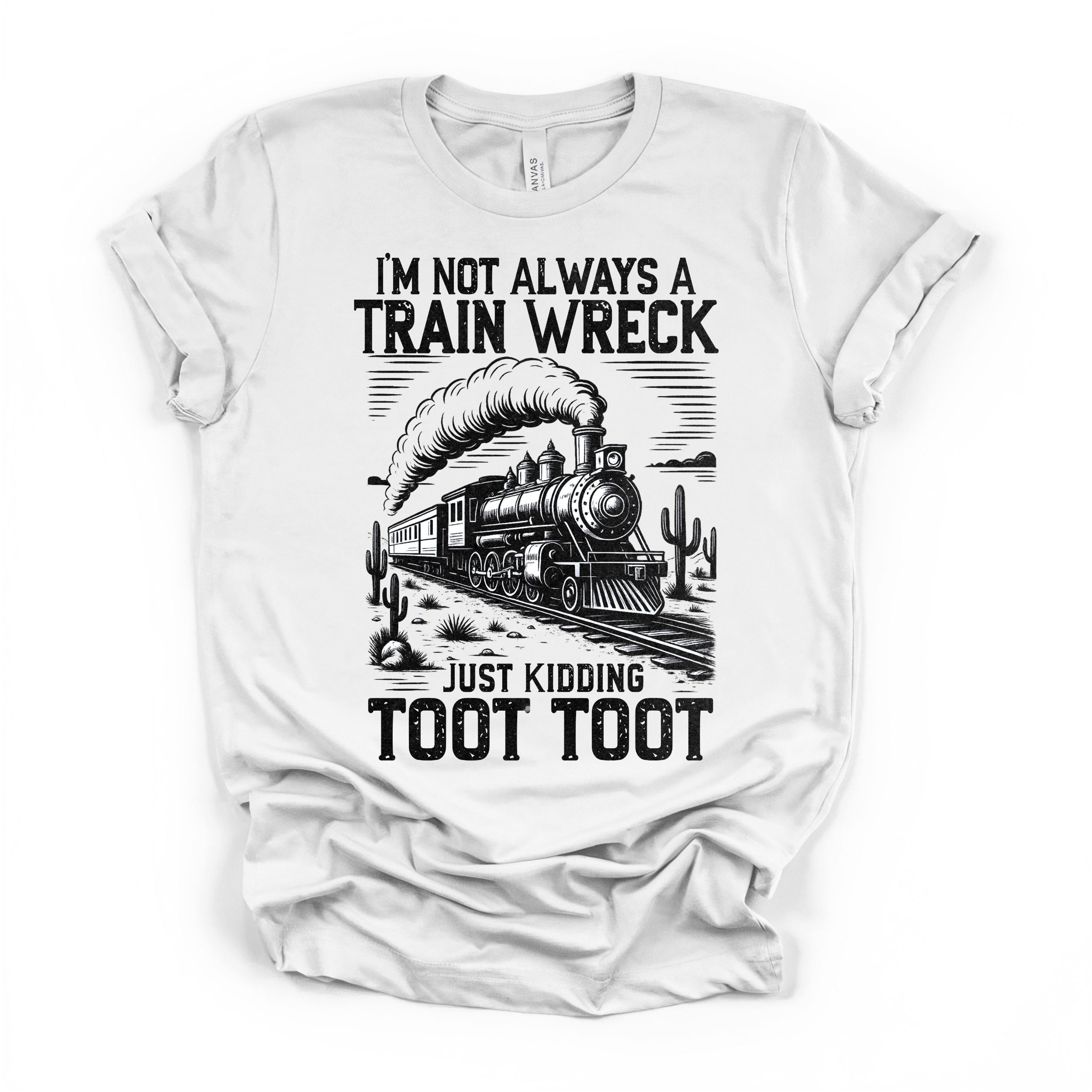 Im Not Always A Train Wreck Women's Humor T Shirt