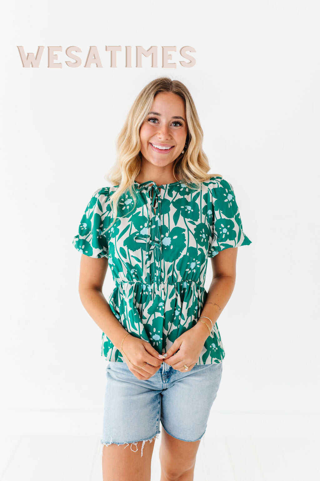 Evana Tie Blouse
