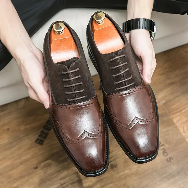 Mens High Quality Oxford Wedding Shoes