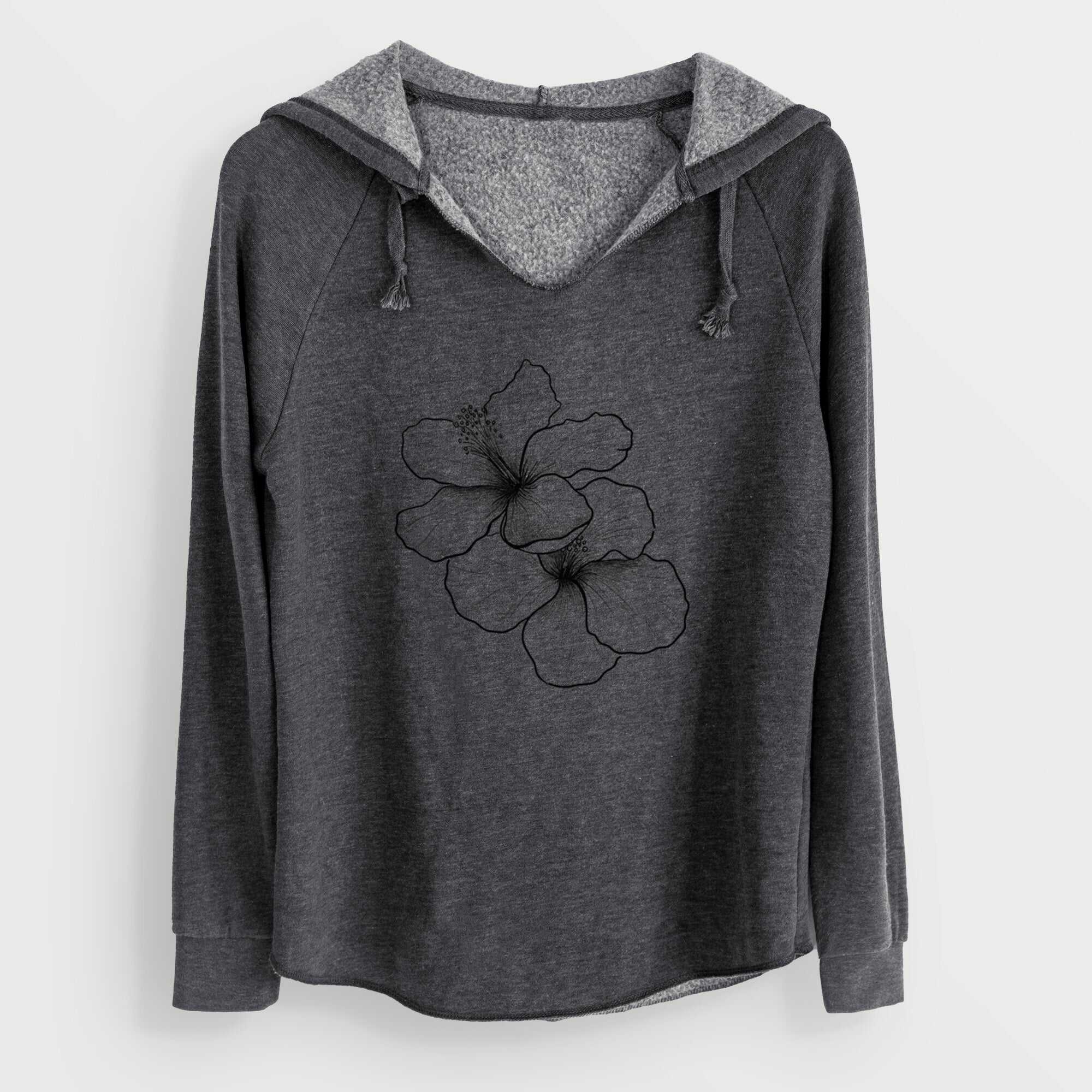 Hibiscus Flowers - Cali Wave Hooded Sweatshirt