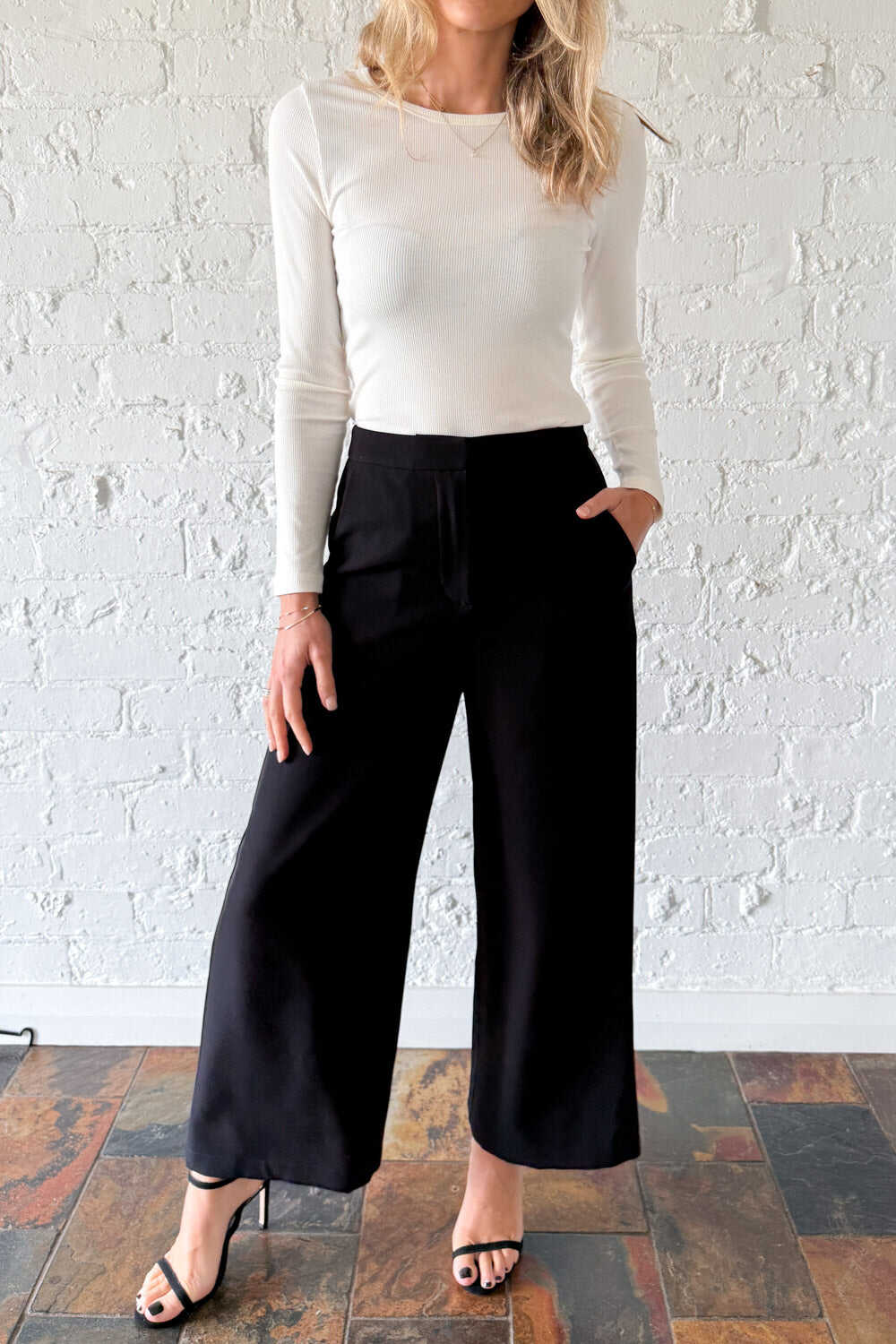 Classic Long Sleeve Rib Tee