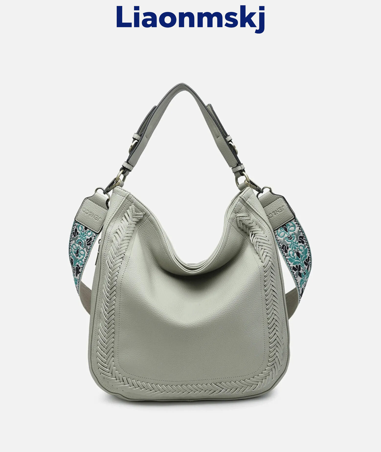 Dakota Hobo/Crossbody w/ Guitar Strap - Light Sage