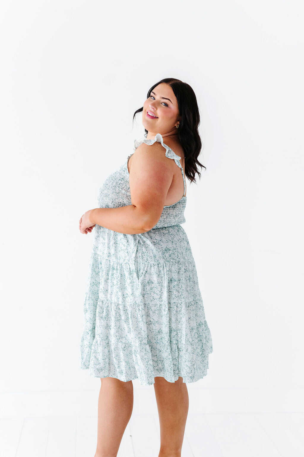 Quincy Ruffle Strap Dress - Size 1X and 2X Left