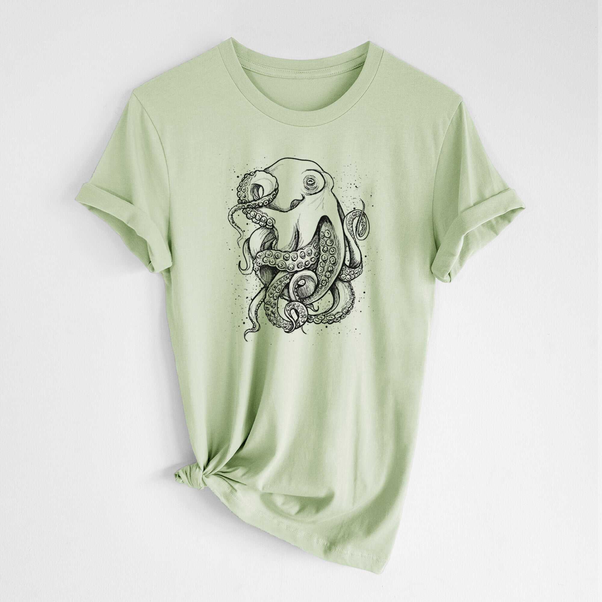 Octopus Vulgaris - Common Octopus - Lightweight 100% Cotton Unisex Crewneck
