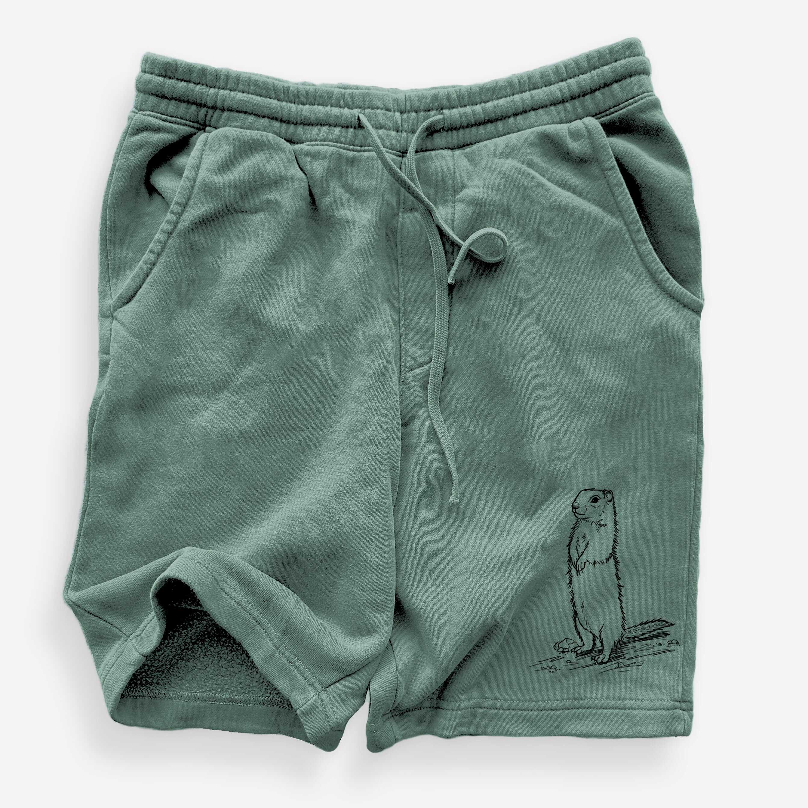 Belding's Ground Squirrel - Urocitellus beldingi - Unisex Pigment Dyed Shorts