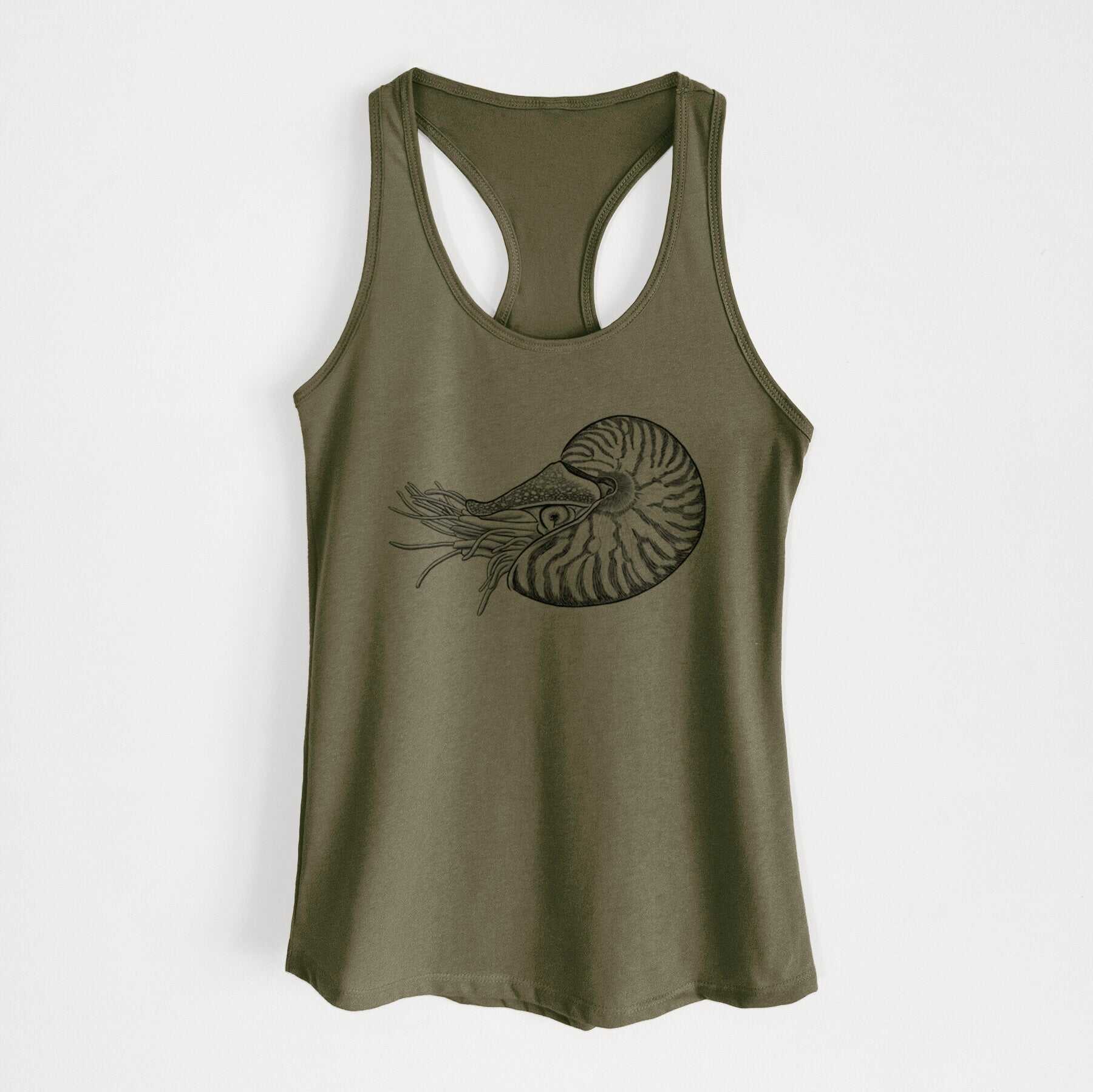 Palau Nautilus - Nautilus belauensis - Women's Racerback Tanktop