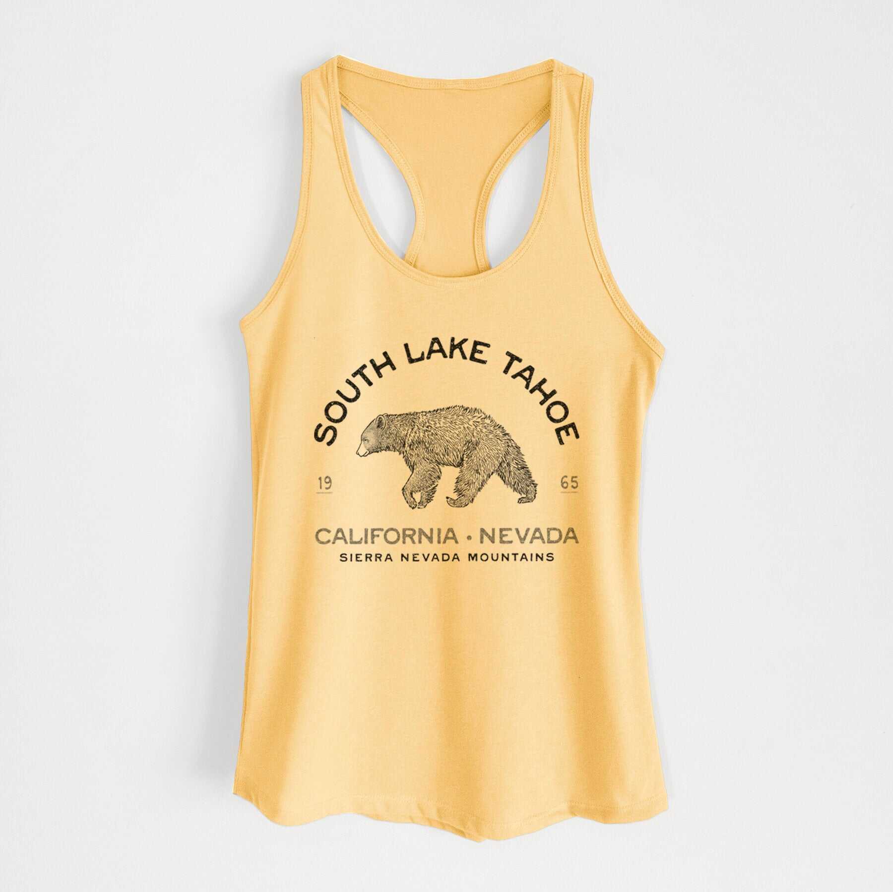 South Lake Tahoe Black Bear - Women's Racerback Tanktop