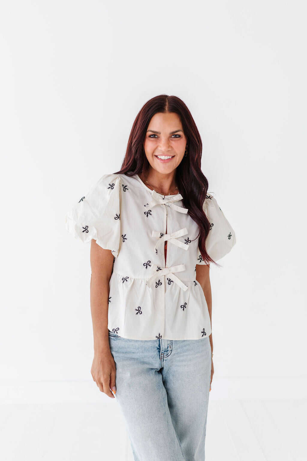 Paris Tie Blouse